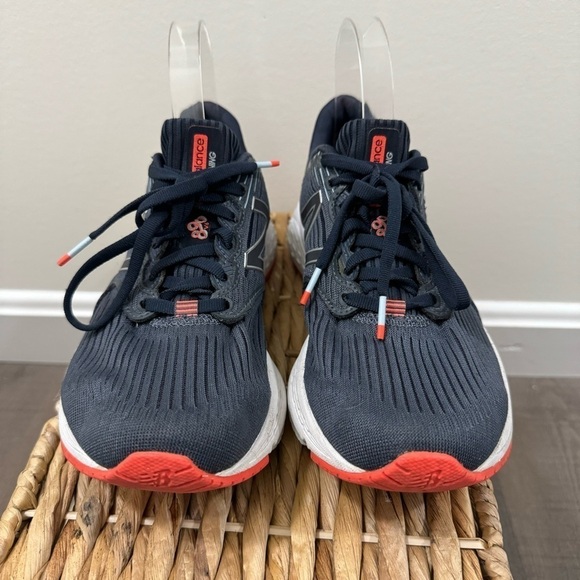 New Balance 890 Navy Blue & Orange Running Shoes 9 - Picture 4 of 9